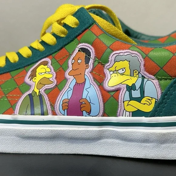 The Simpsons x Vans Old Skool Moe's Tavern Sneakers Men's Size 8 Women's 9.5